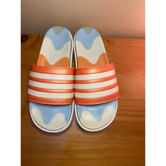 ADIDAS ADILETTE PLATFORM HP6730 by Marimekko Sz 10 - Picture 2 of 5